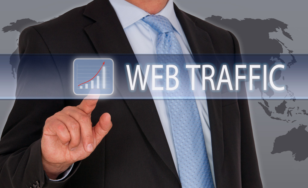 increasing web traffic sign