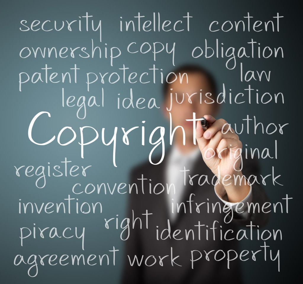 copyright patent protection law concept